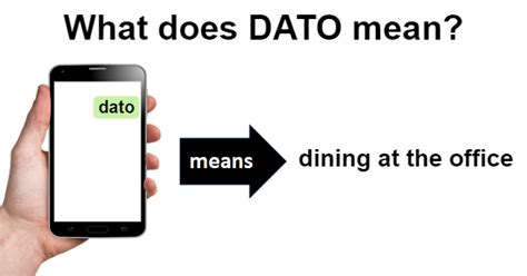 dato meaning|Dato